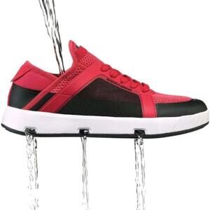 Sea-Doo Water Shoes in Red Black jet ski Sneakers water sports drain holes mesh